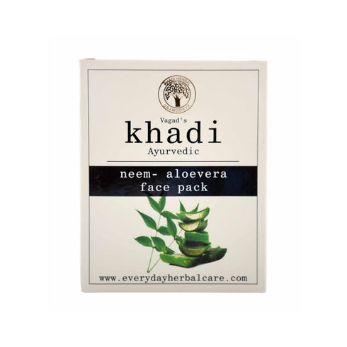 Vagad's Khadi Neem with Aloevera Face Pack Powder